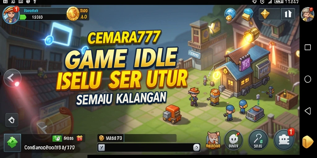 Tangkapan layar CEMARA777 menampilkan gameplay Idle yang menarik.