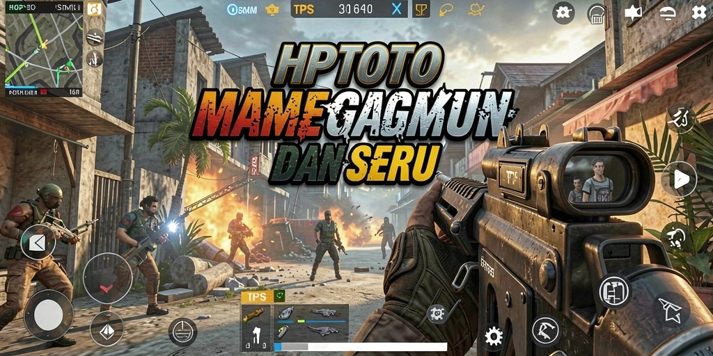 Tampilan aksi gameplay HPTOTO yang menegangkan di arena tempur.