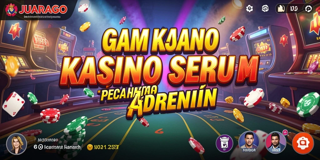 Tangkapan layar JUARAGO yang menunjukkan gameplay Kasino yang seru dan interaktif.