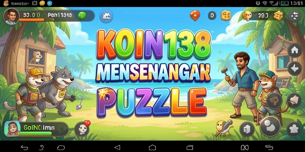 Tampilan gameplay KOIN138 dengan berbagai puzzle menantang dan menarik.