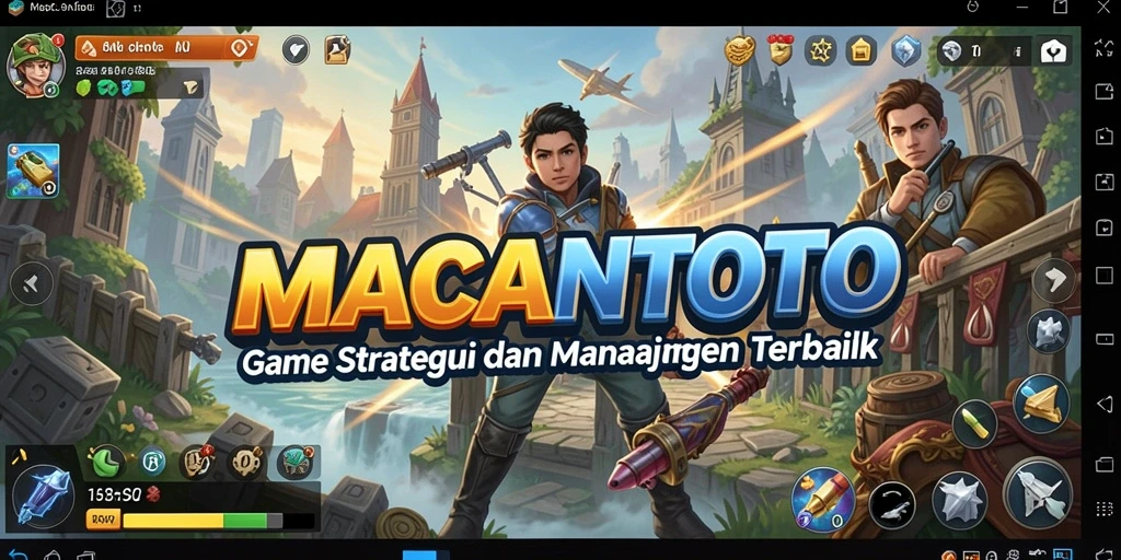 Tampilan mencolok dalam gameplay strategi MACANTOTO.