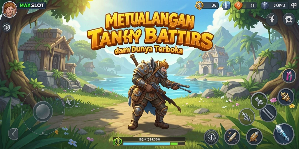 Tangkapan layar menunjukkan petualangan seru dalam dunia Open World.