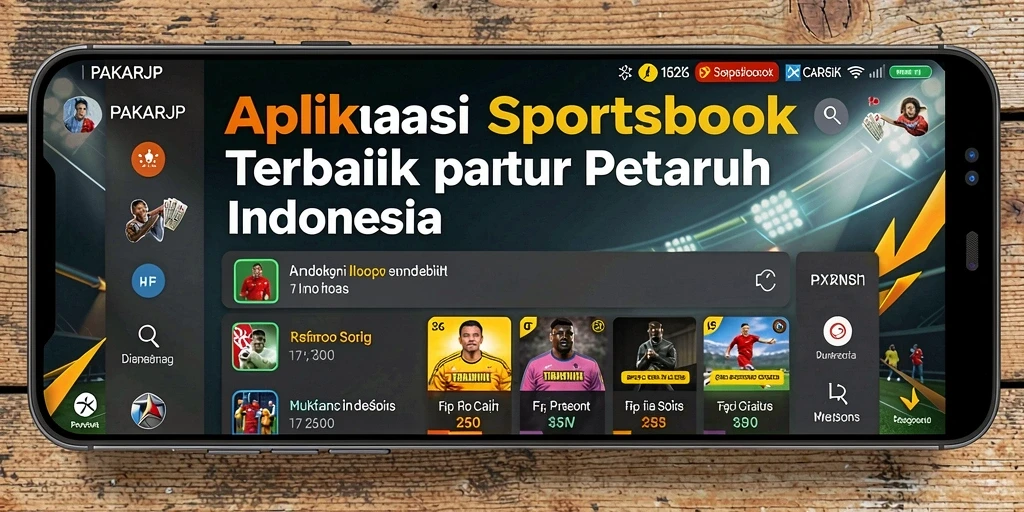 Screenshot utama PAKARJP menampilkan antarmuka taruhan olahraga yang menarik.