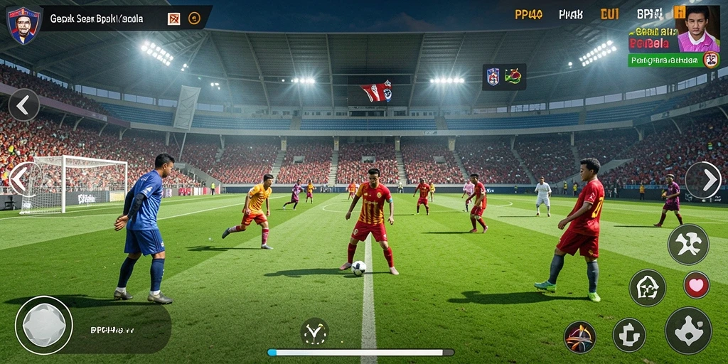 Gameplay PP444 yang menegangkan dan penuh aksi di lapangan.