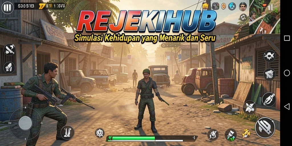 Tampilan menarik dari gameplay REJEKIHUB yang menampilkan simulasi interaksi kehidupan.