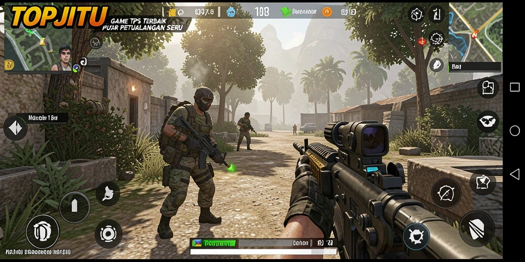 Gameplay seru dengan grafis memukau di TOPJITU.