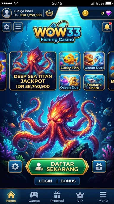 Screenshot pemandangan koleksi aplikasi di wow33.